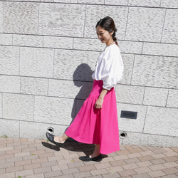 Morino Gakkou L 碼 Mimore 長喇叭裙 [粉紅色] / 5370026 / 第1張的照片