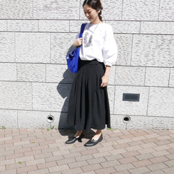 Morino Gakkou L 尺寸 Mimore 長喇叭裙 [黑色] / 5370093 / 第3張的照片