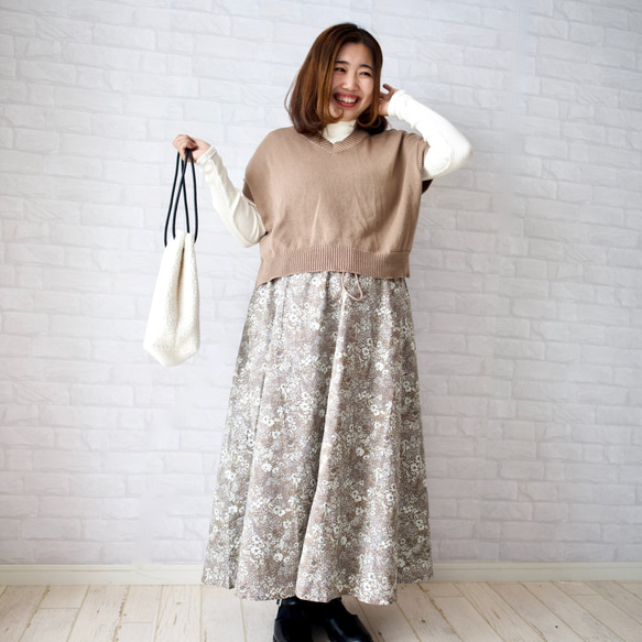 ﾓﾘﾉｶﾞｯｺｳ コットンテレコニットハイネックロングスリーブトップス　オフホワイト｜mg-te21-wt 11枚目の画像