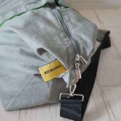 ﾓﾘﾉｶﾞｯｺｳ 書籍掲載 撥水ツイルボストンバッグ【ライトカーキ】｜mg-bo01-ka 9枚目の画像