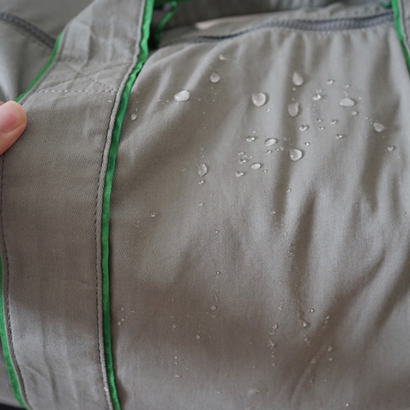 ﾓﾘﾉｶﾞｯｺｳ 書籍掲載 撥水ツイルボストンバッグ【ライトカーキ】｜mg-bo01-ka 12枚目の画像