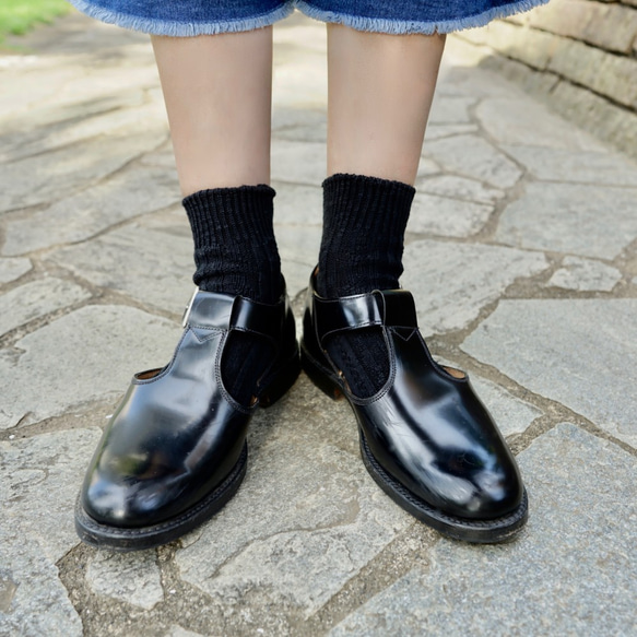 ﾓﾘﾉｶﾞｯｺｳ 4足セットコットン 天然素材 靴下 【4色】クルーネック 9枚目の画像