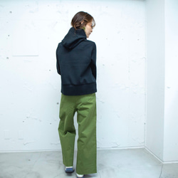 Morino Gakko 緊湊型粘合針織衫 [黑色] / 8111674 / 第6張的照片