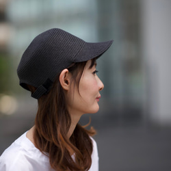 Morinogakko Straw Cap 登山帽（黑色）草帽 第10張的照片