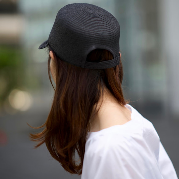 Morinogakko Straw Cap 登山帽（黑色）草帽 第11張的照片