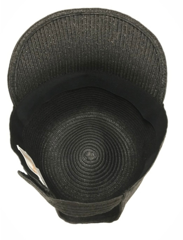 Morinogakko Straw Cap 登山帽（黑色）草帽 第14張的照片