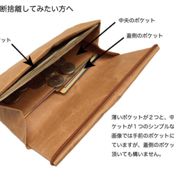Origami長財布（小）- 特別注文のページでしたが、でクローズしております 1枚目の画像