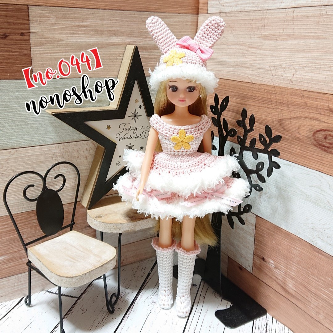 〈12〉リカちゃんサイズ タイツ風 ブロッサムピンク /ハンドメイド 12〉リカちゃんサイズ タイツ風 ブロッサムピンク /ハンドメイド