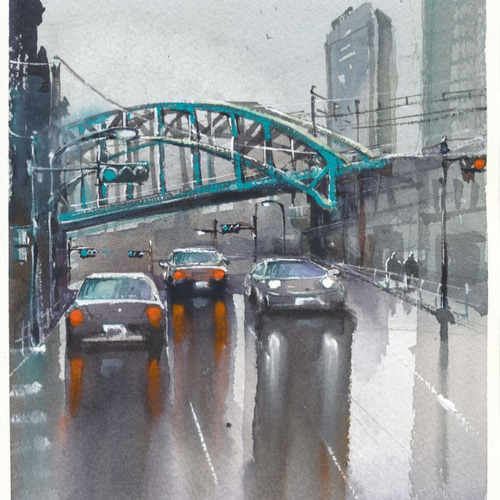 パリ・セーヌ川 絵画 K- MIYAUCHI 通販 3275836｜Creema(クリーマ)