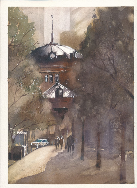 東京駅 駅 鉄道画 水彩画 手描き 原画 絵画 SHOGO 通販 4768894