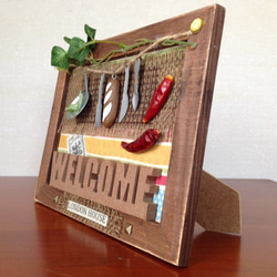 キッチンタイプ・ウェルカム壁飾り 2枚目の画像