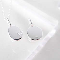 【30％off】【3,200→2,240円】one ~イニシャル~ ペンダントトップ（silver925) 2枚目の画像