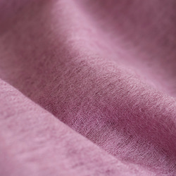 手織りパシュミナストール 小判　カシミヤ100% 　c/#ピンク 2枚目の画像