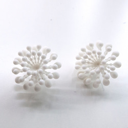 花火ぼたん・ピアス  #3Dprint accessories 6枚目の画像