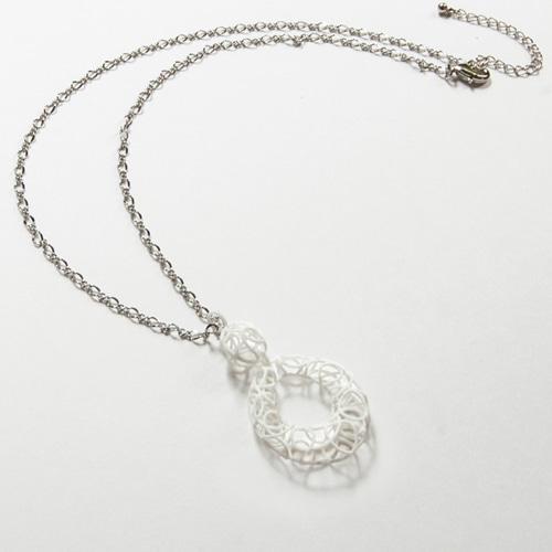 スプライン・ネックレス #3Dプリントアクセサリー ネックレス