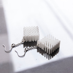 スクエア・ピアス #3Dprint accessories 1枚目の画像