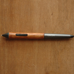 Leafshado Grain Grip LITE [標准直徑棕色] Wacom Intuos Cintiq Wacom 木製手 第7張的照片