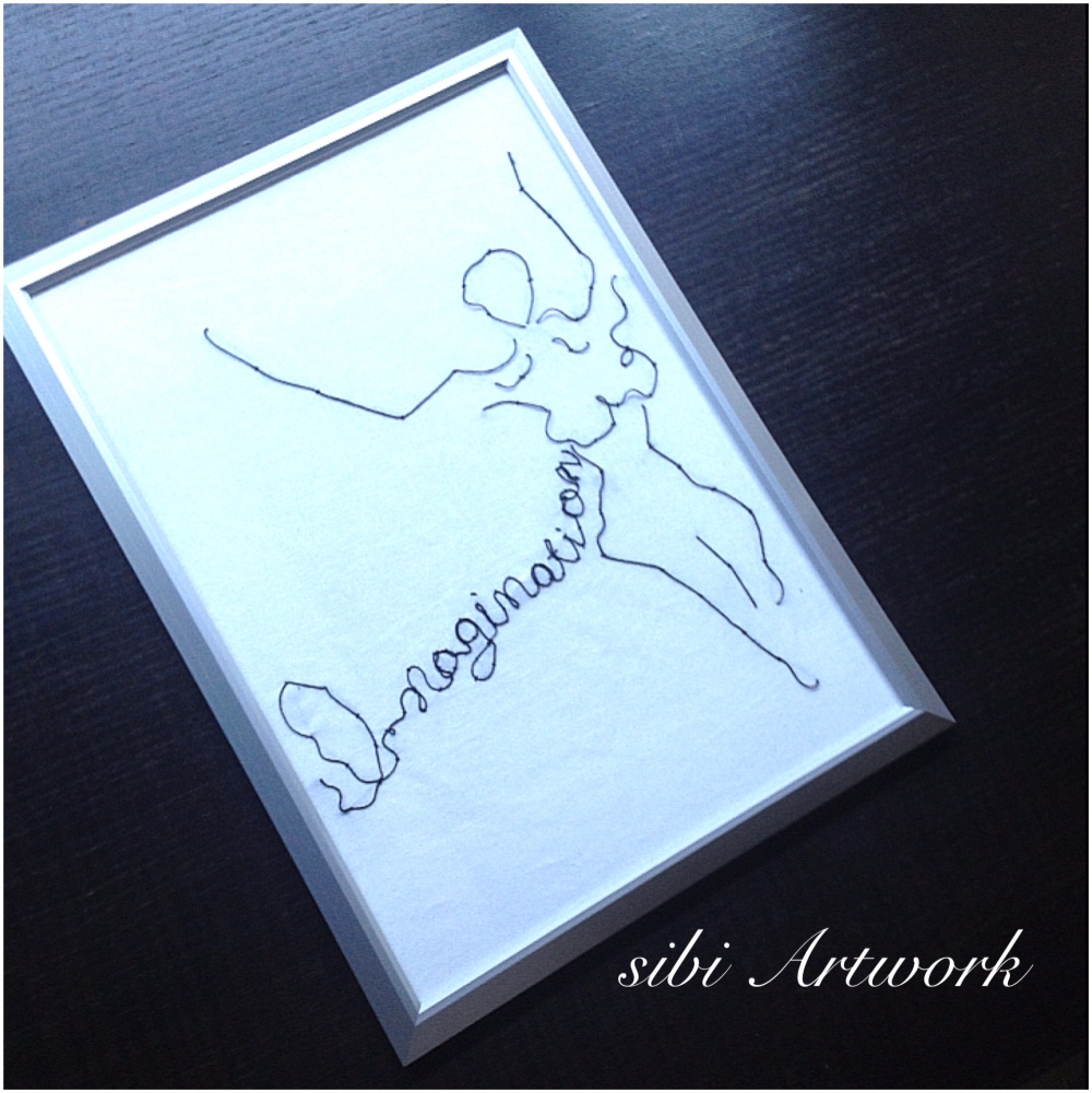 アート刺繍 imagination A4サイズ