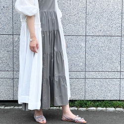 Cotton Linen  Slab Lawn 3way Robe White 7枚目の画像