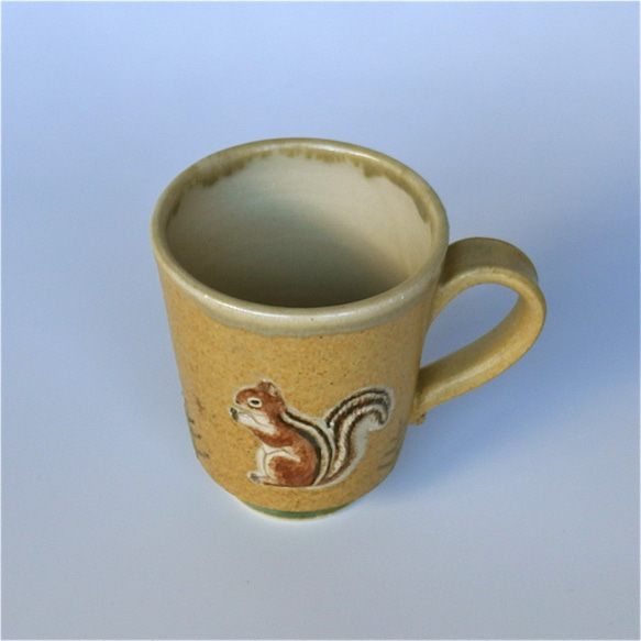 リスレリーフマグカップ 3枚目の画像