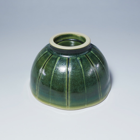 緑花弁茶碗 4枚目の画像