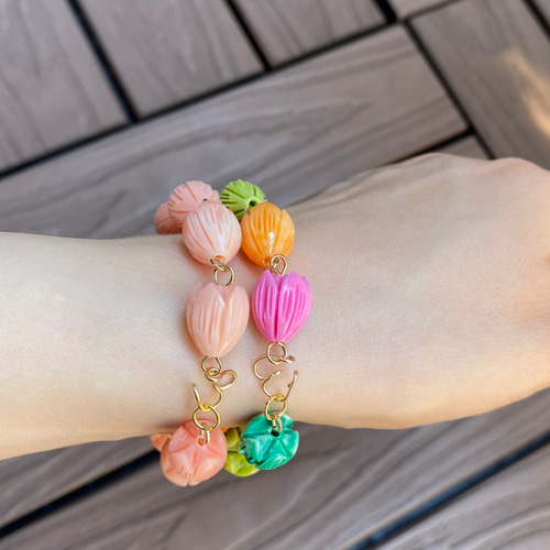 ピカケブレスレット コーラル 2way ブレスレット BWE accessories 通販