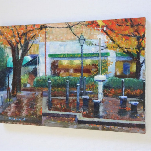 油絵 絵画「田園」P10 油絵 絵画「田園」P10