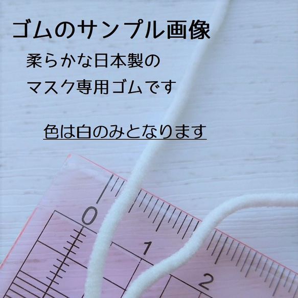 和柄コットン　鳥獣戯画　アイボリー　立体マスク　フィルターポケットあり【定形外送料無料】 4枚目の画像