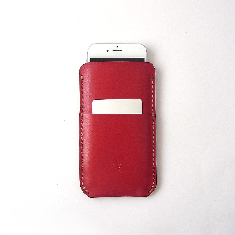 草木染め革丨全機種対応スマホケース【spot/すぽっと】すおう染め 手縫い 手染め iPhone17 Pixel10 他