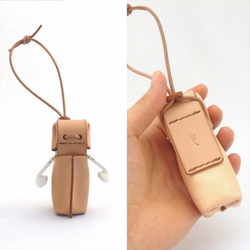 ヌメ革丨コインケース&小物入れ【ham/はむ】手縫い 手作り 6枚目の画像