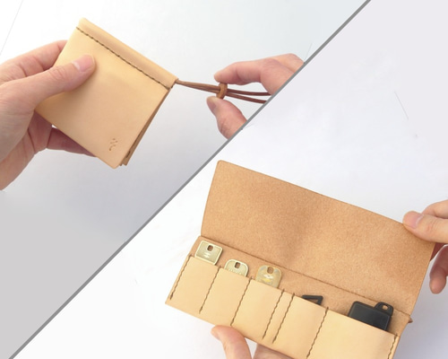 【そっちゃ】キーケース 本革 ハンドメイド スマートキーケース 本革 鰐柄 コンパクト ハンドメイド