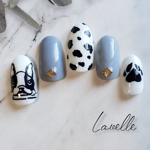 【フルオーダー】開運ネイルチップ Laura - FINGER SUIT(フィンガースーツ)ネイルチップ