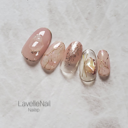 ジェルネイル#ニュアンスネイル#くすみカラー#ピンク#ナチュラル  