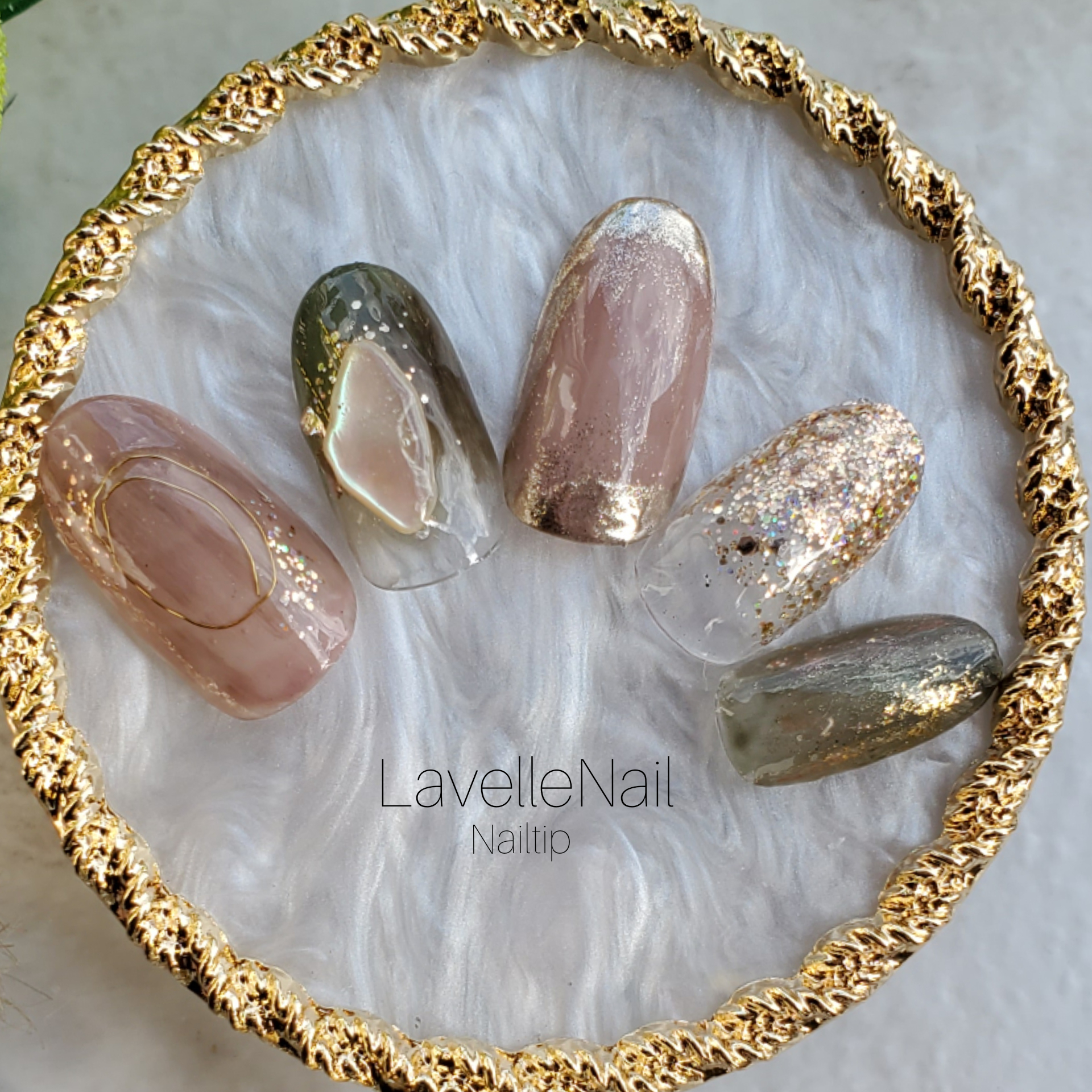 #004 ネイルチップ　ニュアンスネイル　ミラーネイル　シェルネイル 004 ネイルチップ ニュアンスネイル ミラーネイル シェルネイル