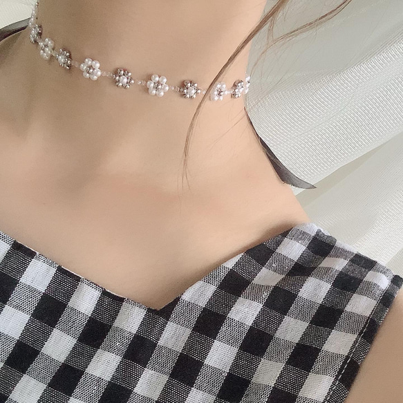 lyly back ribbon choker 2枚目の画像