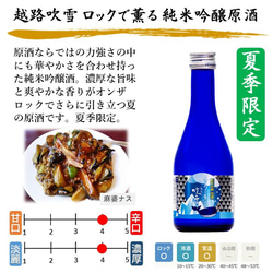 【夏季限定】日本酒 飲み比べセット 夏の冷酒 大吟醸 吟醸酒 ミニボトル 300ml 3本 辛口 お酒 新潟 高野酒造 2枚目の画像