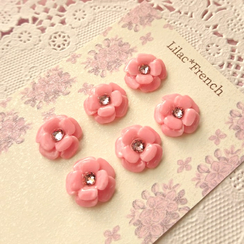 カメリア*ボタン ボタン Lilac*French 通販 8665564｜Creema(クリーマ)