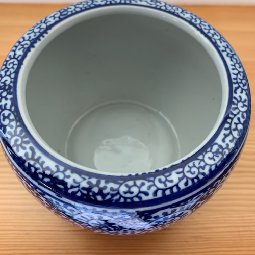 【送料無料】卓上の金魚鉢、　蛸唐草模様 送料無料】卓上の金魚鉢、 蛸唐草模様 送料無料】卓上の金魚鉢、 蛸