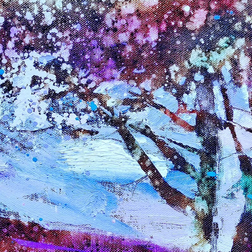 木 抽象画 油絵 - folkmarfrick - BOOTH