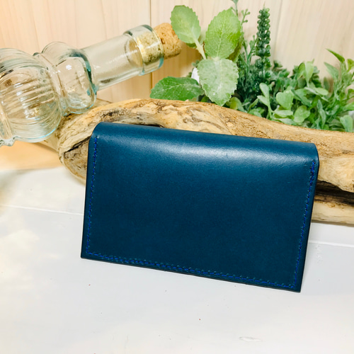 青胴カエルの名刺入れ 青胴カエルの名刺入れ