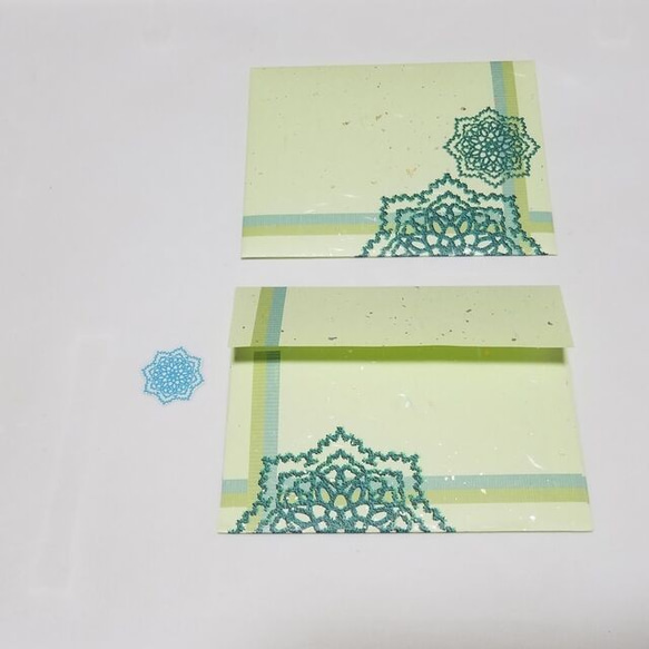 緑系【和紙Ａ】～レターセット～ 4枚目の画像