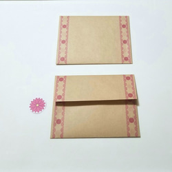 ピンク花１５～レターセット１点＋便箋２０枚～ 3枚目の画像