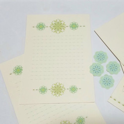 緑系３０～レターセット１点+便箋３０枚～ 3枚目の画像