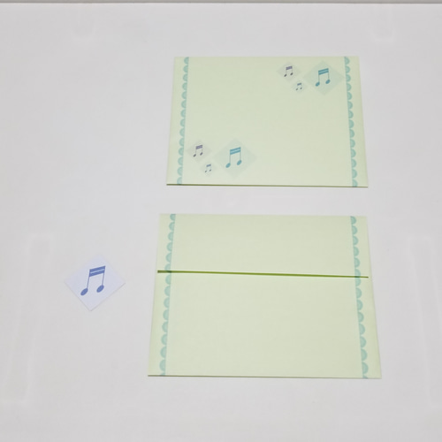 レターセット 音符10～レターセット1点+便箋30枚 レターセット Gallery