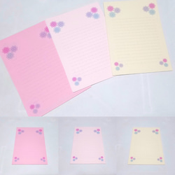 ３色　ピンク系～便箋～ 1枚目の画像