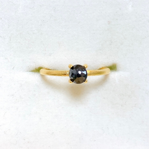 agate ピンキーリング 5号ブラックダイヤモンド ✧₊⁎ブラックダイヤモンド✴︎ ピンキーリング5号˚✧₊⁎ 新作