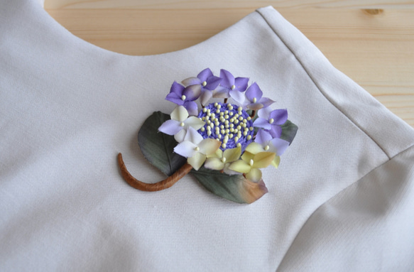 染花「額を飾る」　紫×キミドリ 2枚目の画像