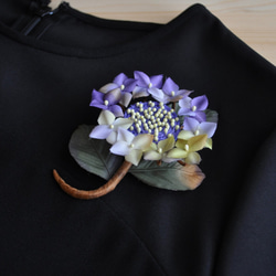 染花「額を飾る」　紫×キミドリ 3枚目の画像