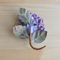 染花「額を飾る」　紫×キミドリ 5枚目の画像