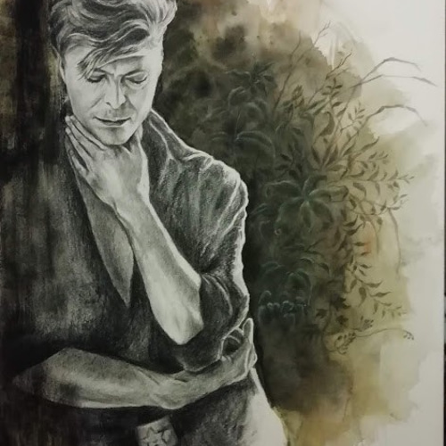 人物画 原画 送料無料 絵画 kaoriko 通販 8111093｜Creema(クリーマ)